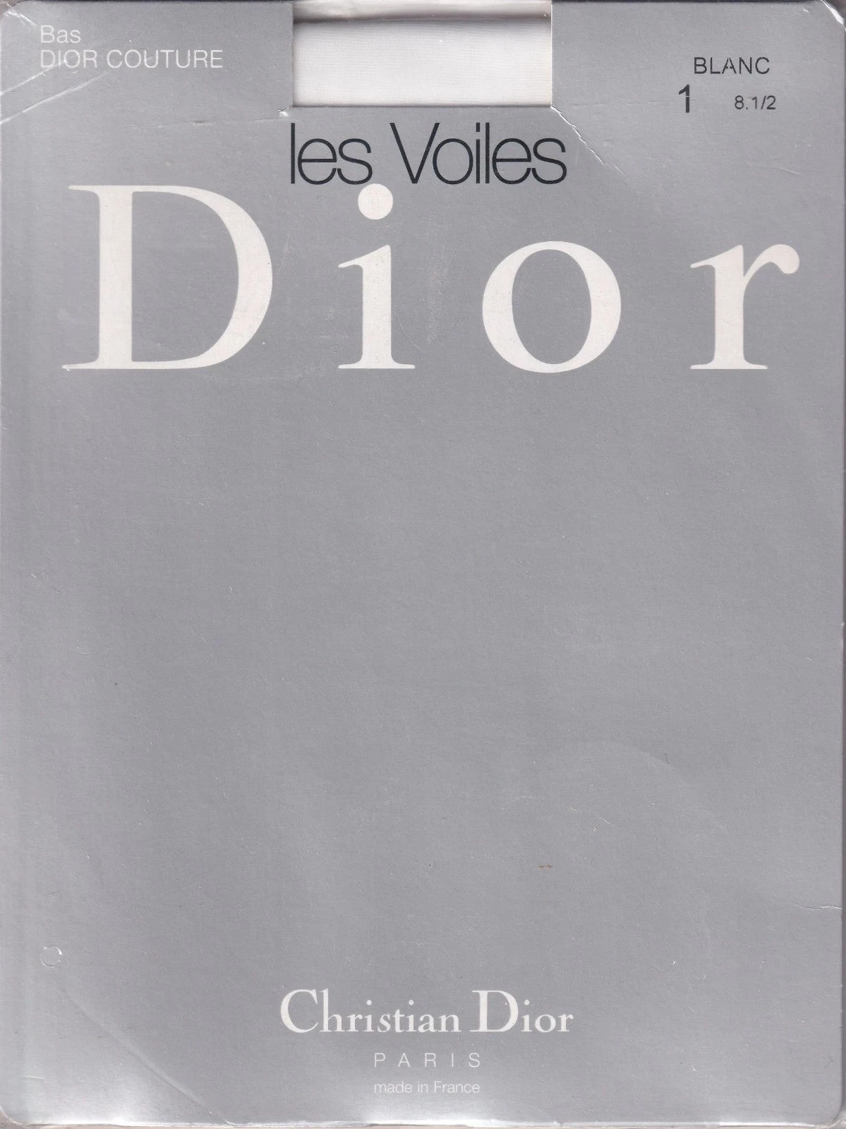Bas couture DIOR 15 D 3 coloris 3 tailles. Fully Fashioned Stockings