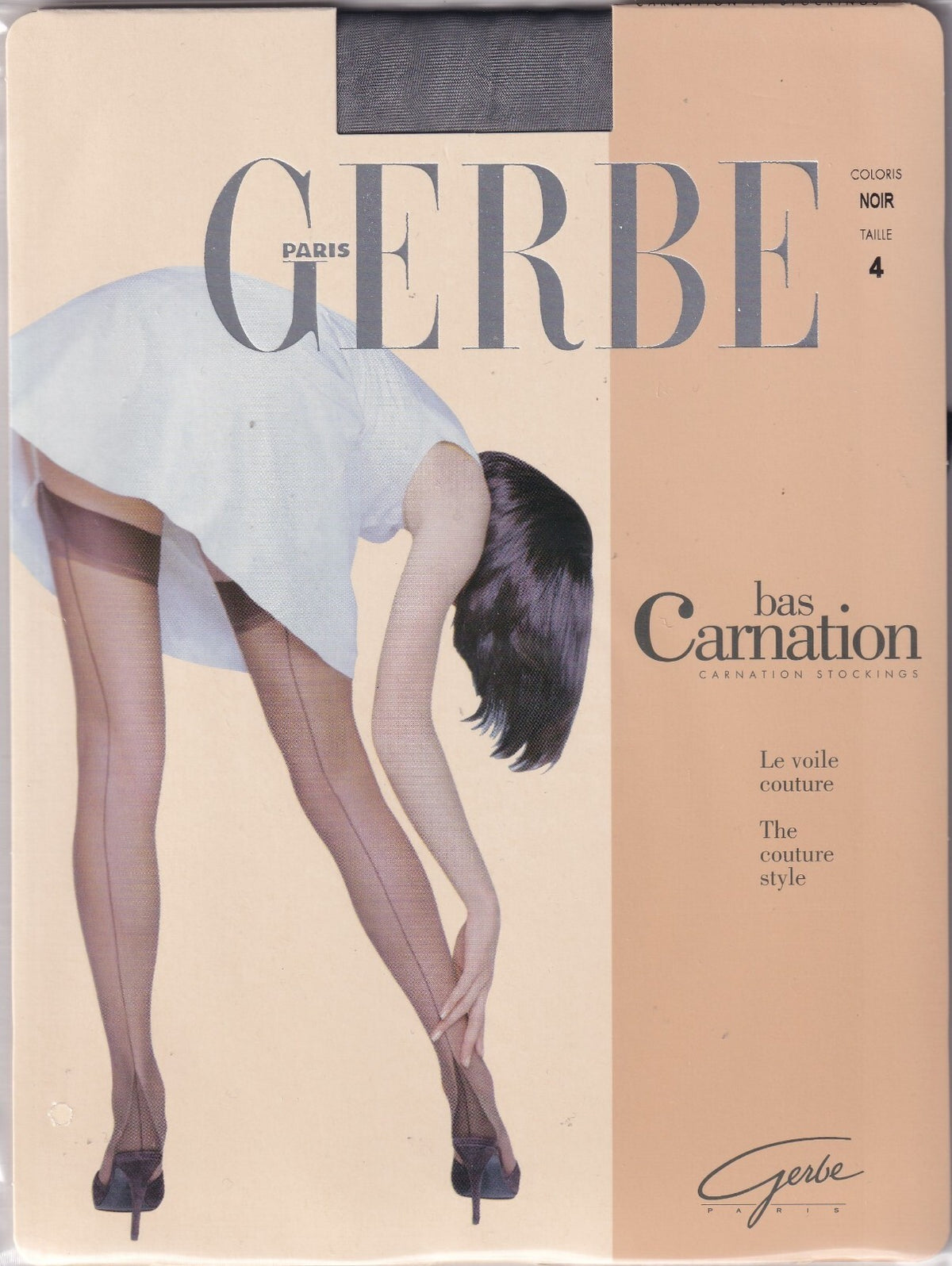 Bas couture GERBE CARNATION 11 D 3 coloris. Fully Fashioned Stockings