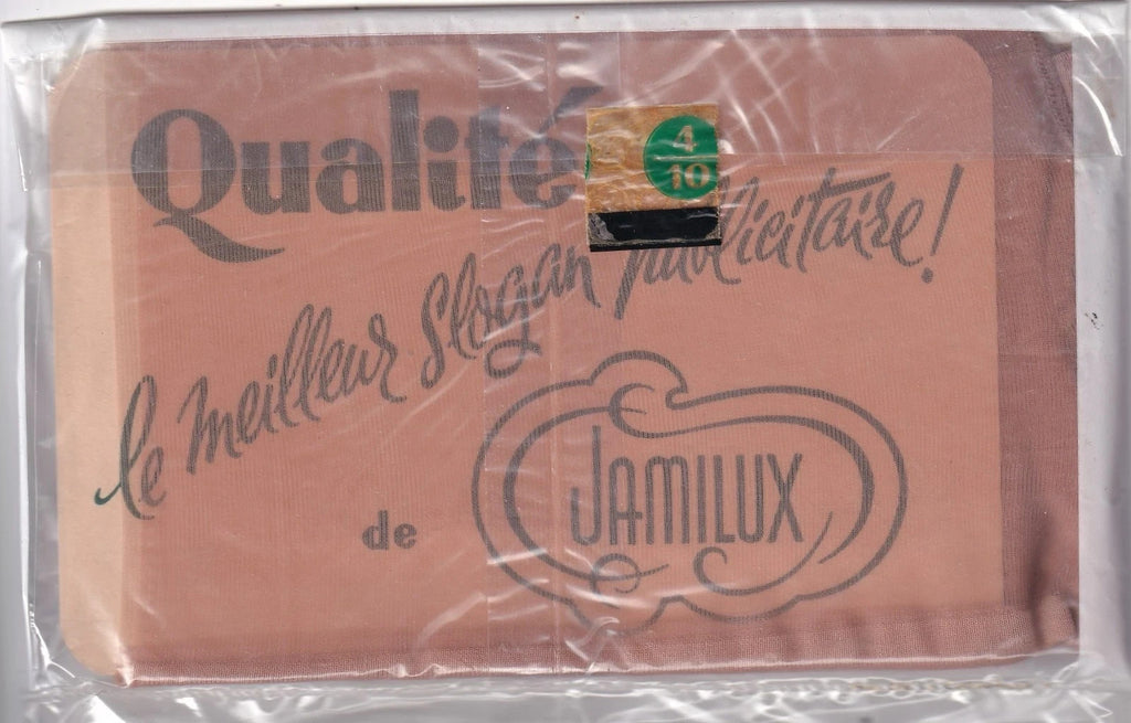 Bas couture (1958) JAMILUX Sable Rosé. Fully Fashioned Stockings