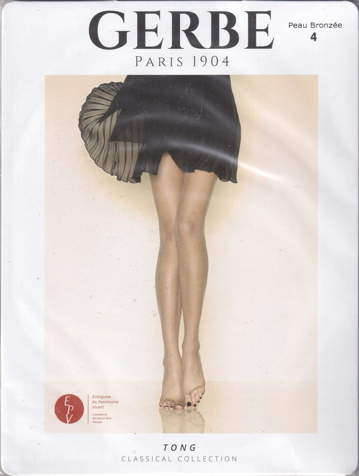 Collant GERBE TONG 15 D 3 coloris 5 tailles. Toeless tights