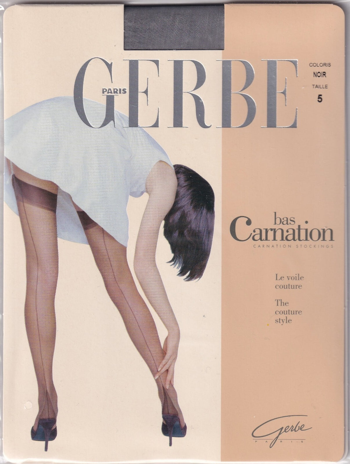 Bas couture GERBE CARNATION 11 D 3 coloris. Fully Fashioned Stockings