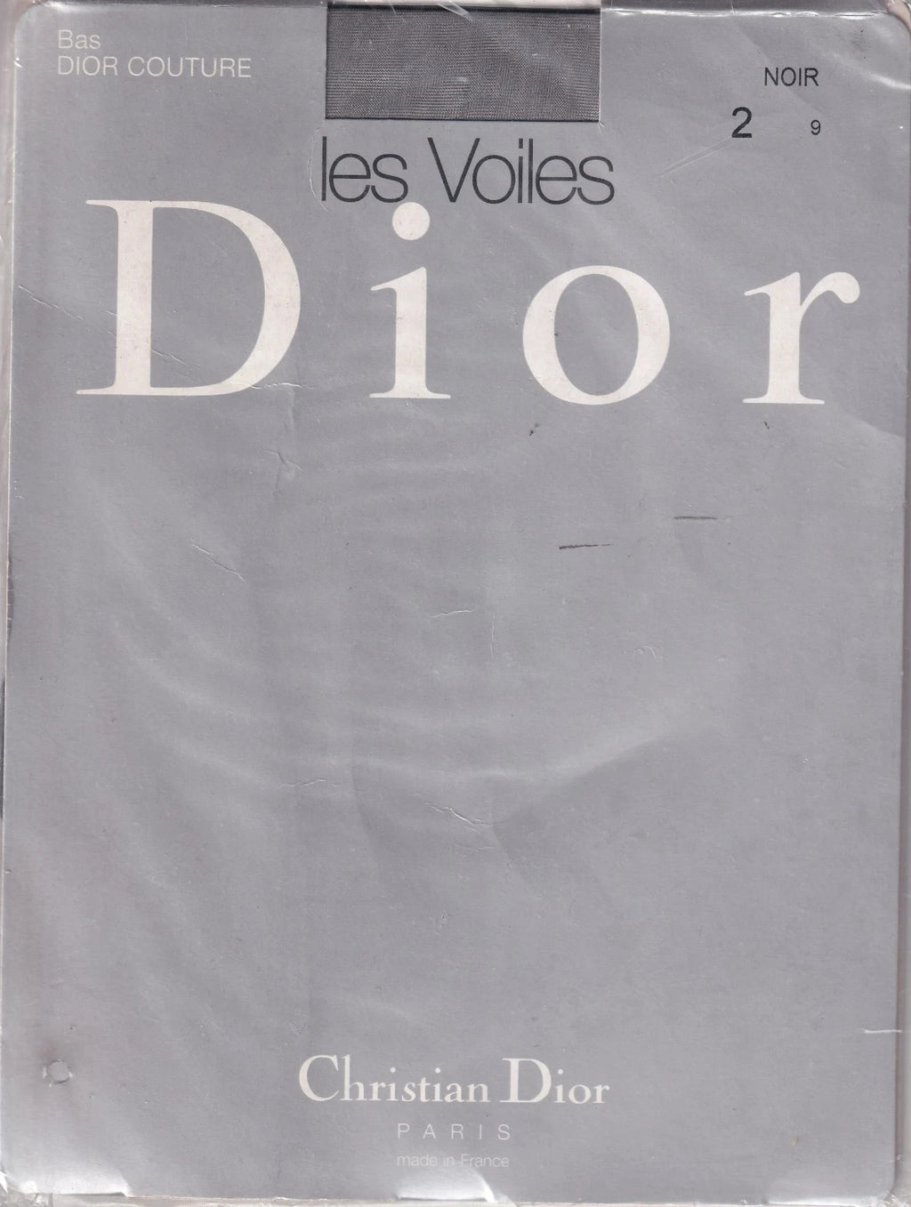 Bas couture DIOR 15 D 3 coloris 3 tailles. Fully Fashioned Stockings