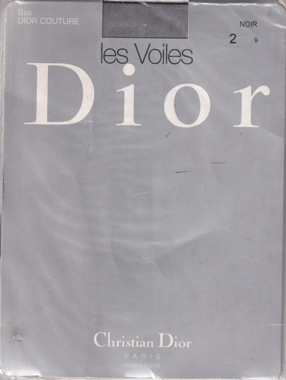 Bas couture DIOR 15 D 3 coloris 3 tailles. Fully Fashioned Stockings
