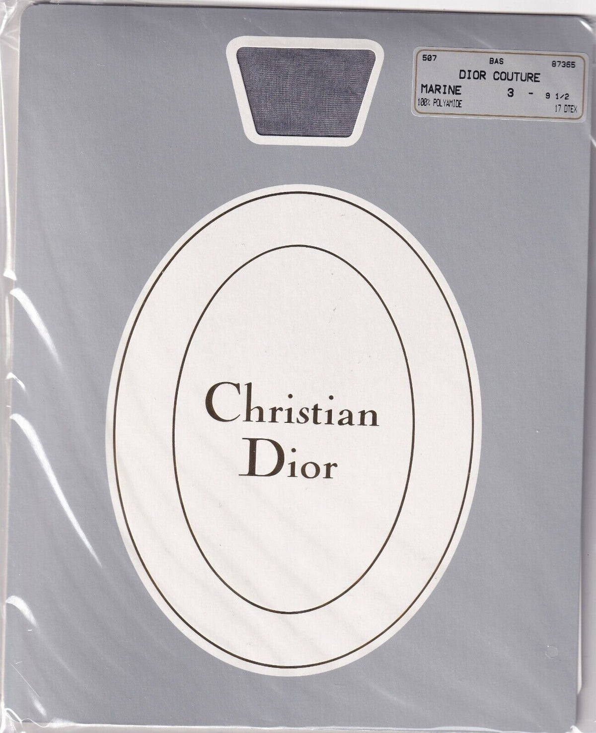 Bas couture DIOR 15 D 2 coloris 3 tailles. Fully Fashioned Stockings