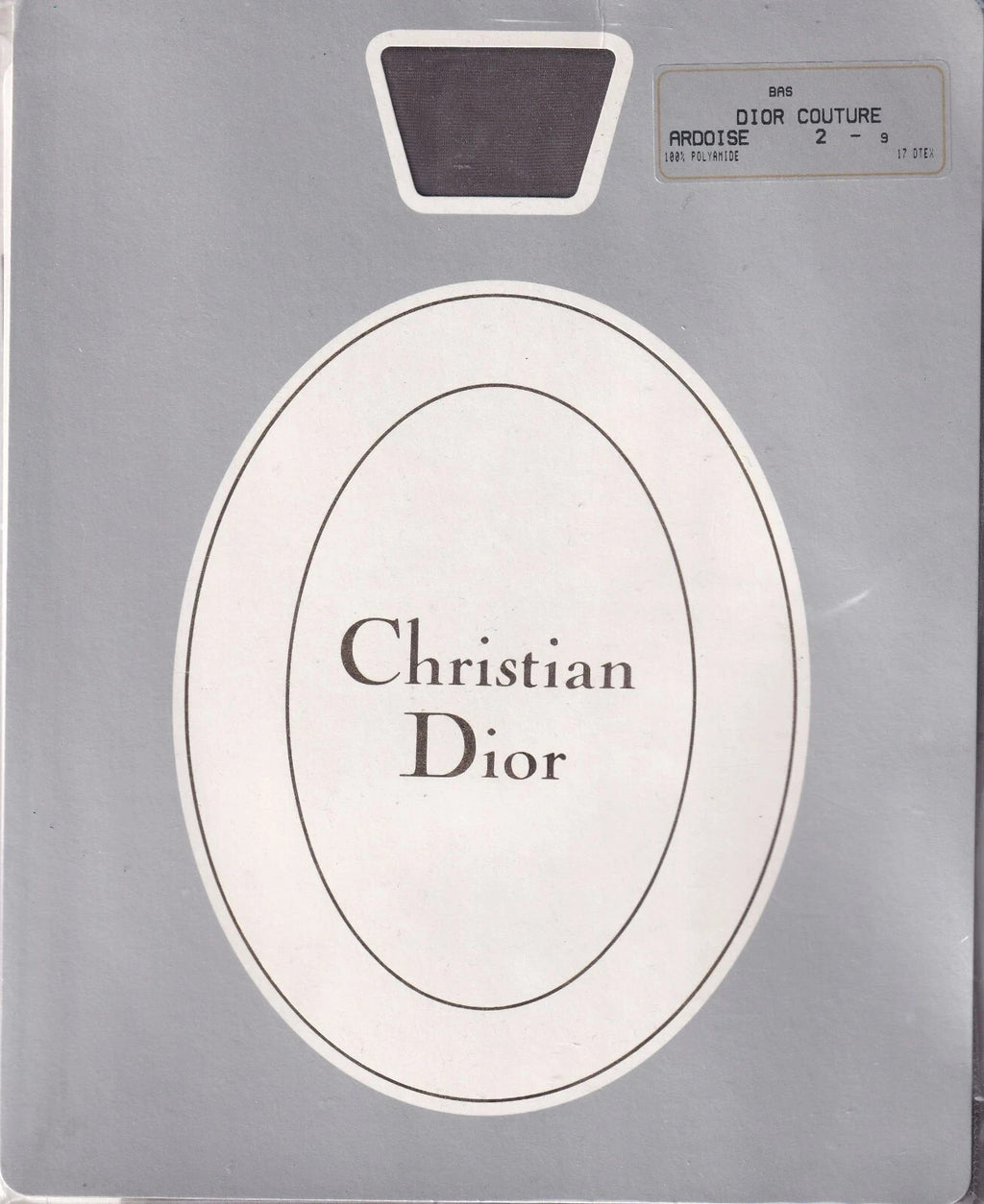 Bas couture DIOR 15 D 2 coloris 3 tailles. Fully Fashioned Stockings