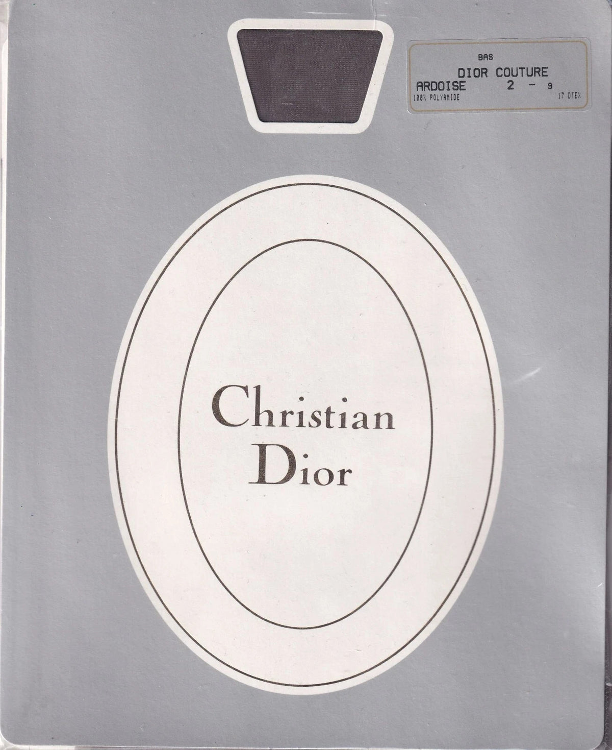 Bas couture DIOR 15 D 2 coloris 3 tailles. Fully Fashioned Stockings