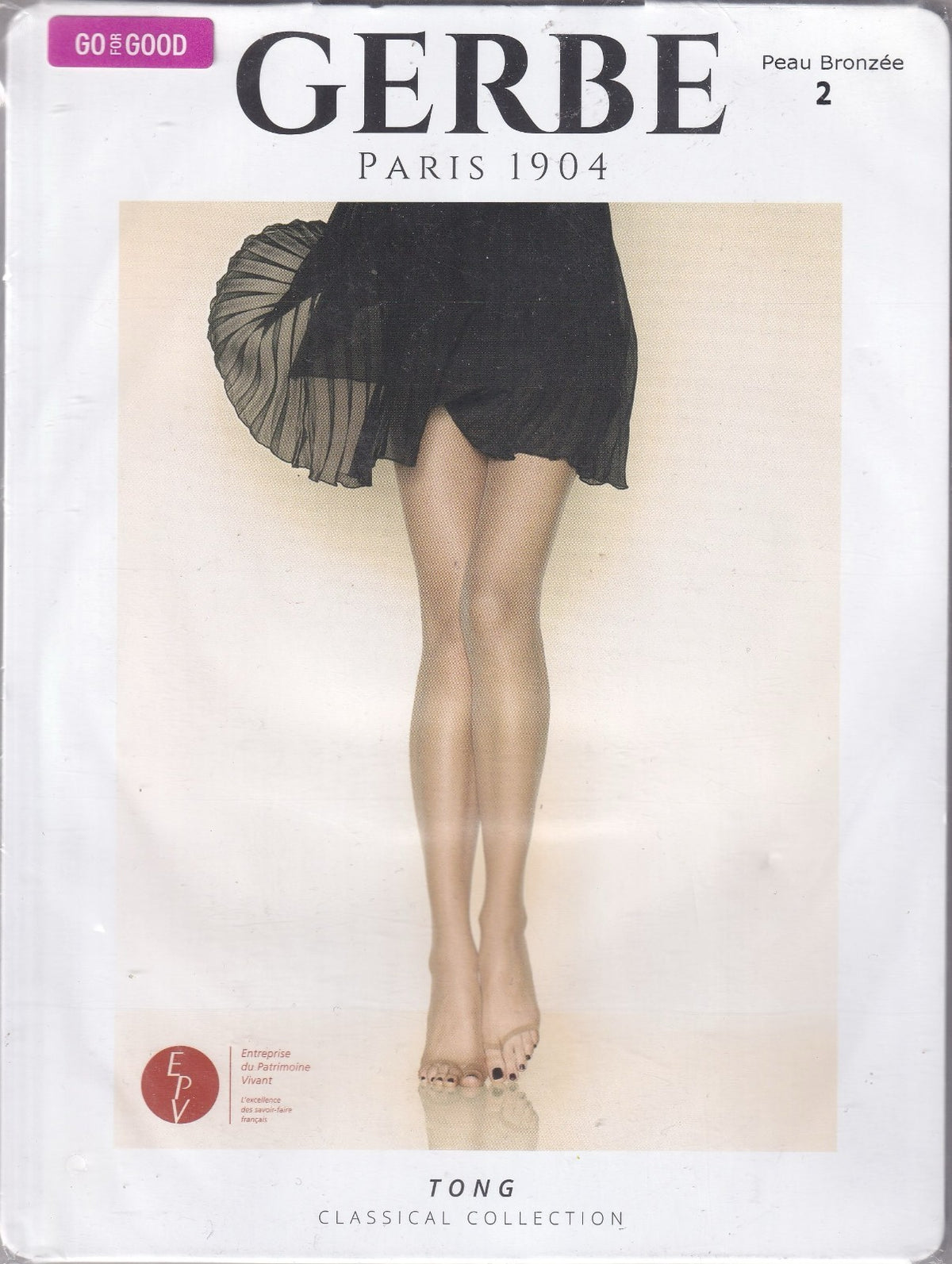 Collant GERBE TONG 15 D 3 coloris 5 tailles. Toeless tights