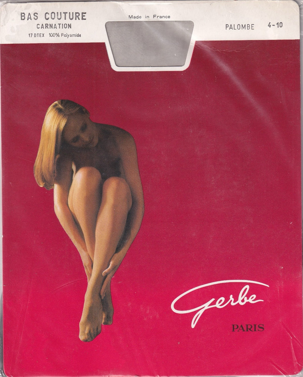Bas couture GERBE CARNATION 15 D 9 coloris. Fully Fashioned Stockings