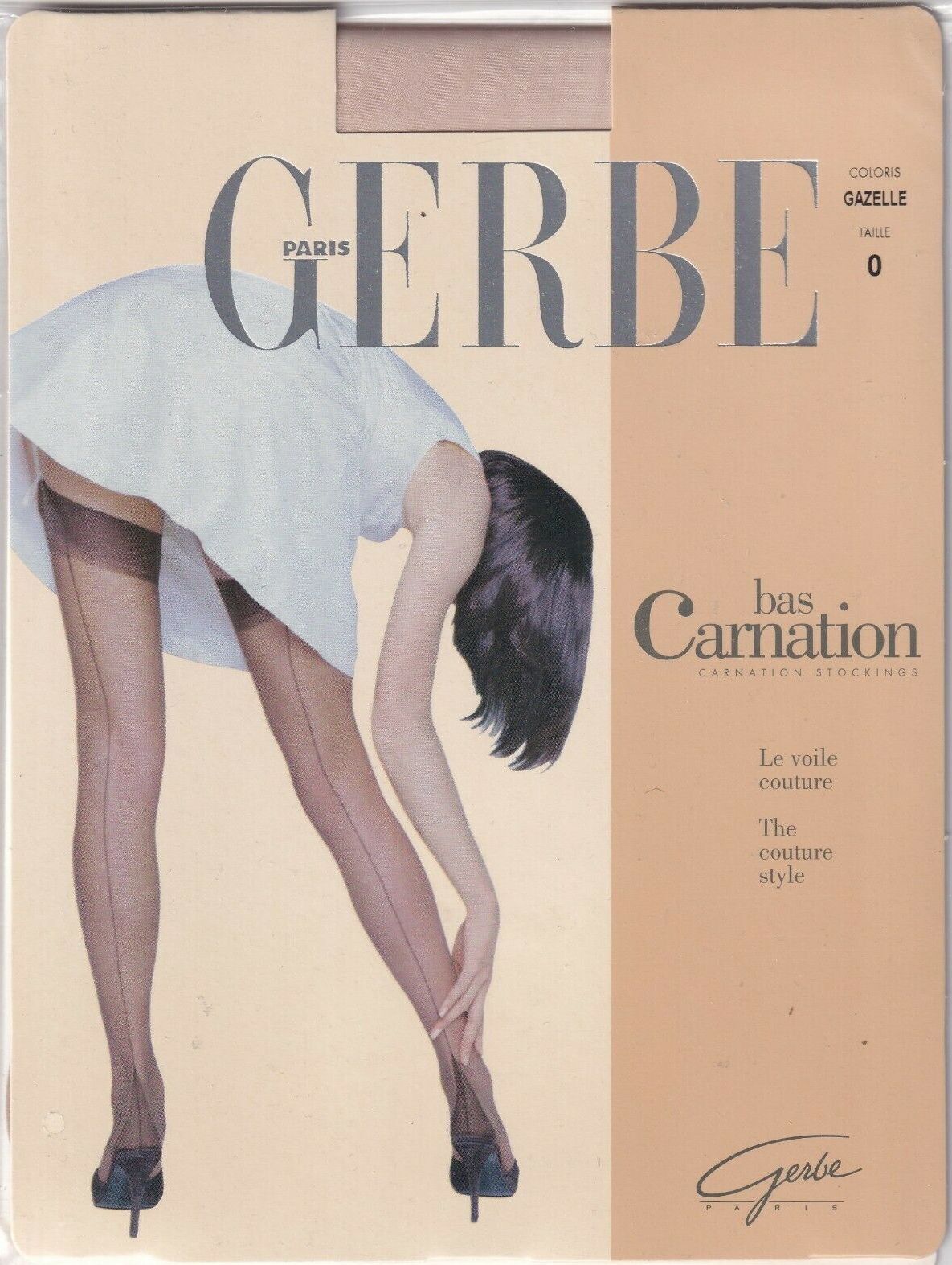 Bas couture GERBE CARNATION 11 D 3 coloris. Fully Fashioned Stockings
