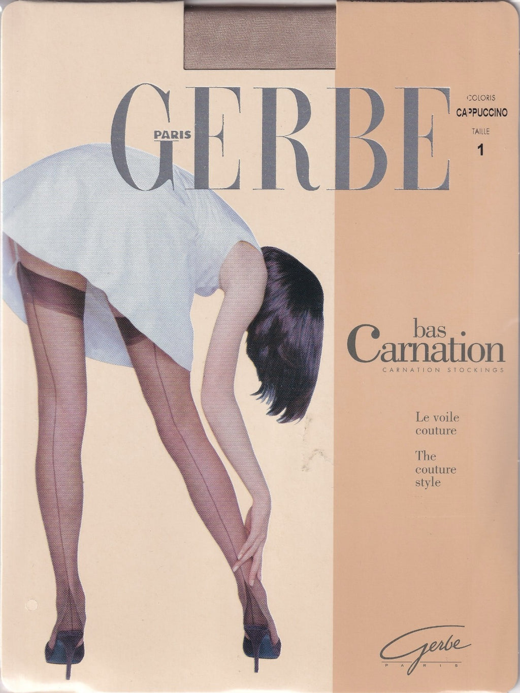 Bas couture GERBE CARNATION 11 D 3 coloris. Fully Fashioned Stockings