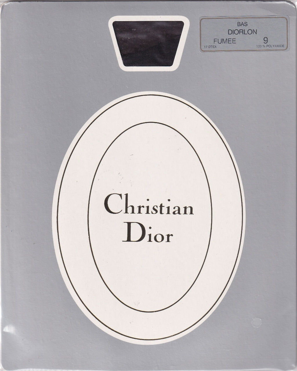 Bas DIOR DIORLON 15 D Ange, Fumée ou Noir. 3 tailles. Sheer stockings