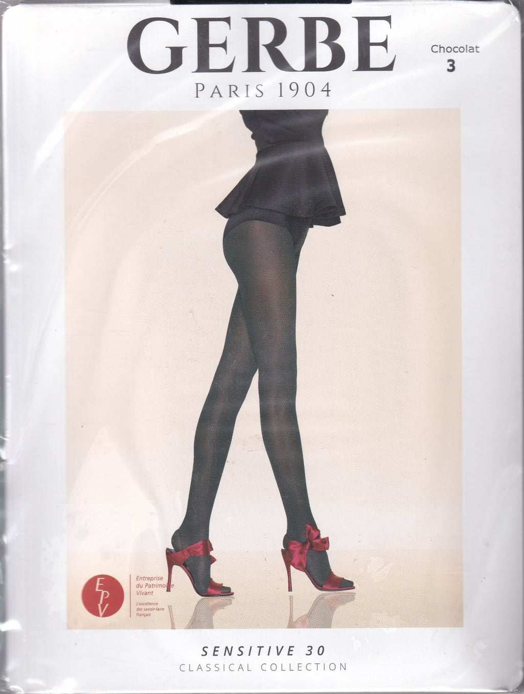 Collant GERBE SENSITIVE 30 D 2 coloris 3 tailles. Semi-opaque tights