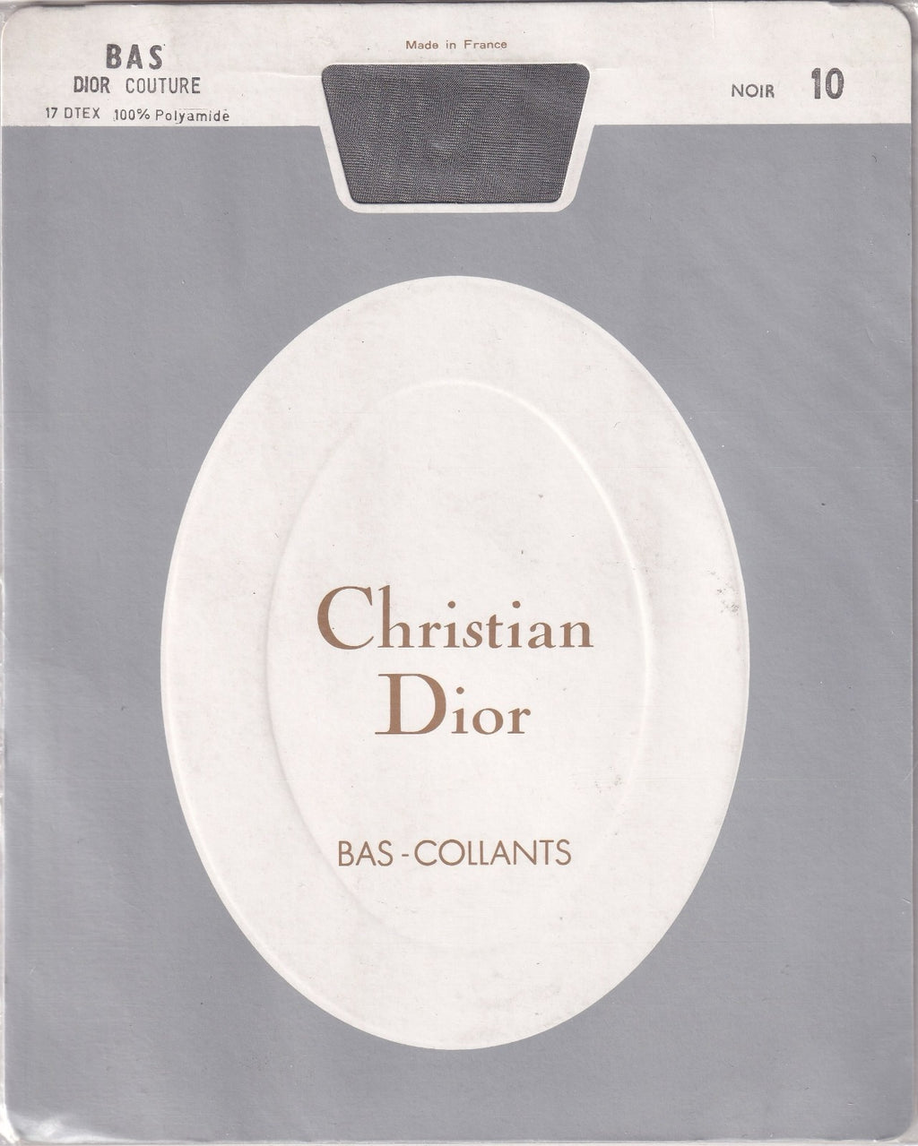 Bas couture DIOR 15 D 2 coloris. T 4 - 10. Fully Fashioned Stockings