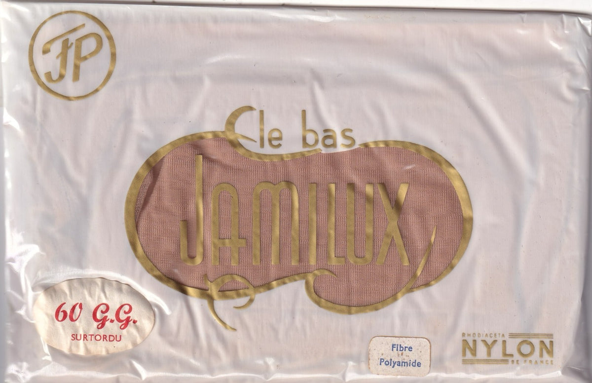 Bas couture JAMILUX 2 coloris. Taille 4. Fully Fashioned Stockings