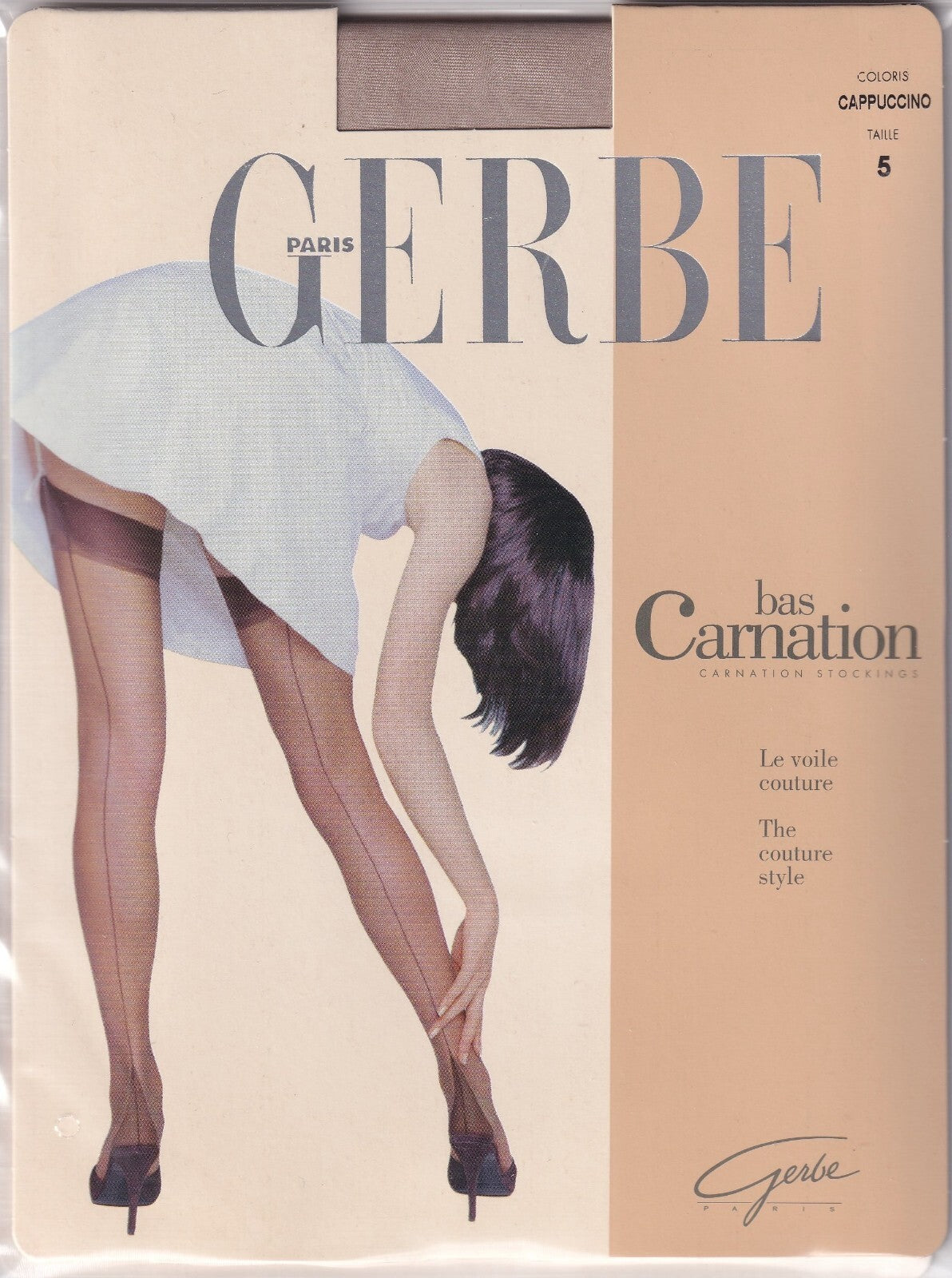 Bas couture GERBE CARNATION 11 D 3 coloris. Fully Fashioned Stockings
