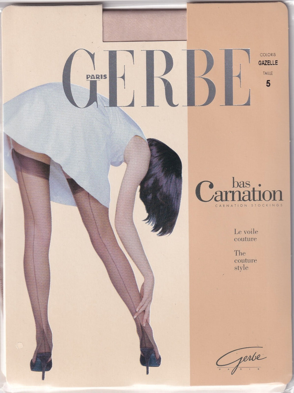 Bas couture GERBE CARNATION 11 D 3 coloris. Fully Fashioned Stockings