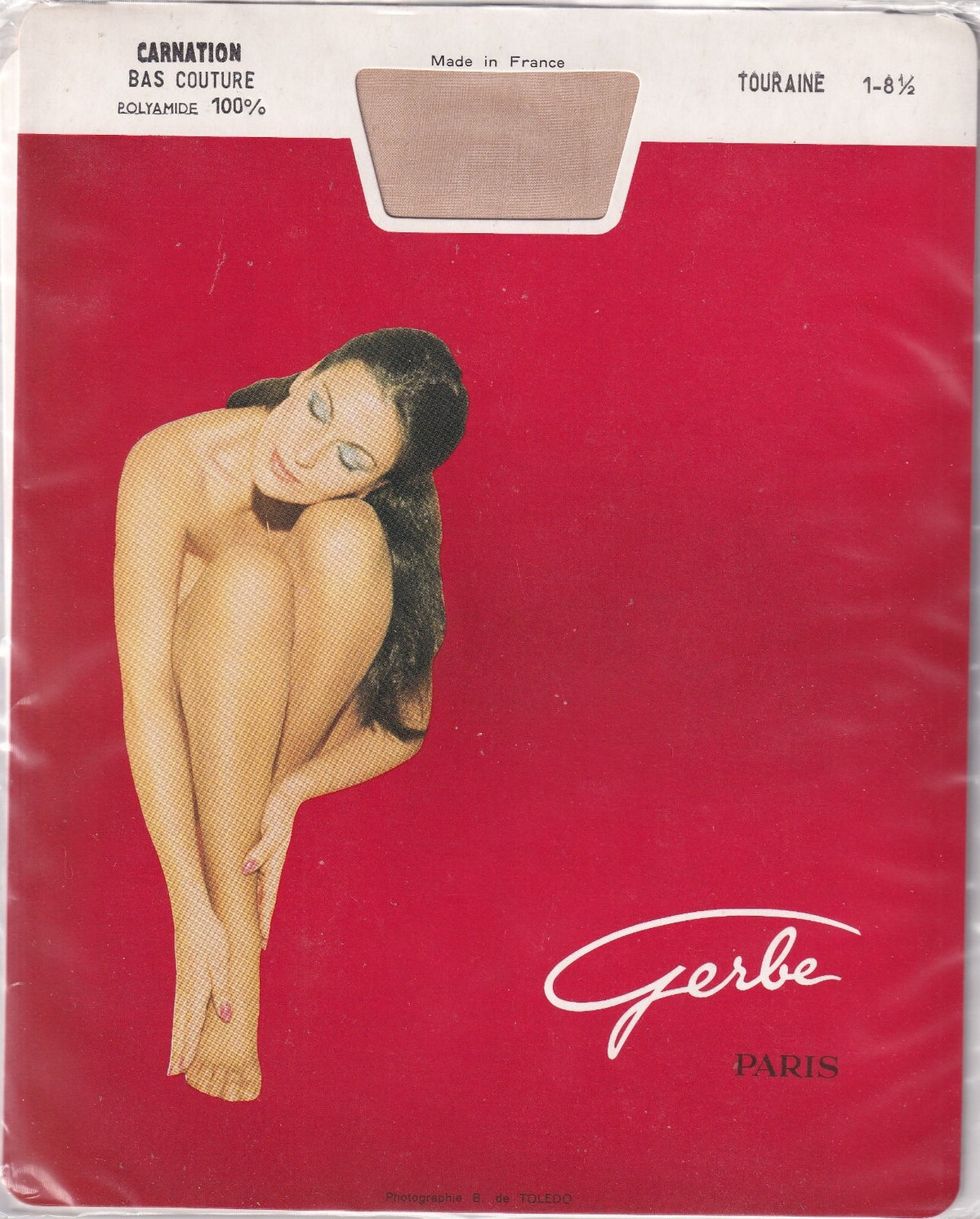 Bas couture GERBE CARNATION 15 D 3 coloris. Fully Fashioned Stockings