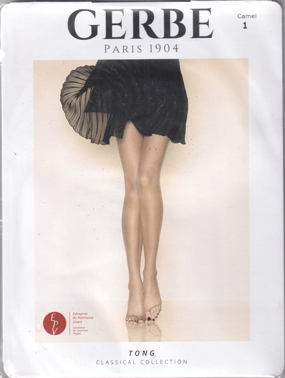Collant GERBE TONG 15 D 3 coloris 5 tailles. Toeless tights