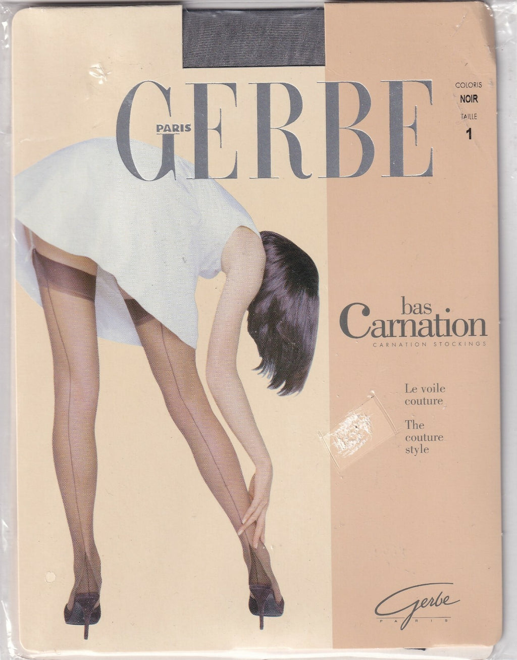 Bas couture GERBE CARNATION 11 D 3 coloris. Fully Fashioned Stockings