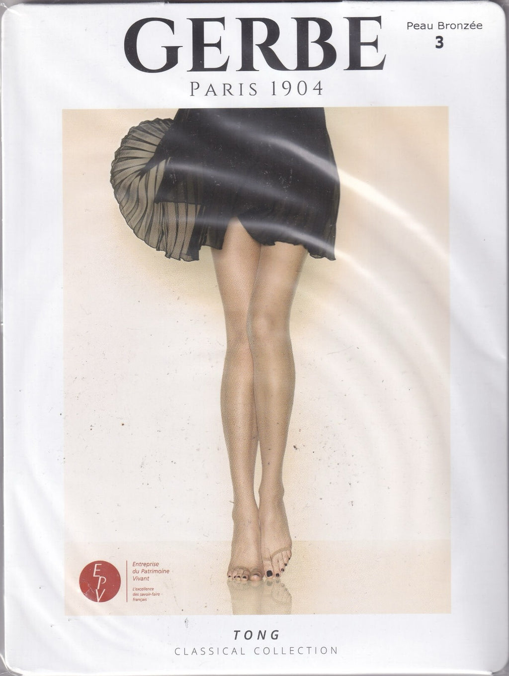 Collant GERBE TONG 15 D 3 coloris 5 tailles. Toeless tights