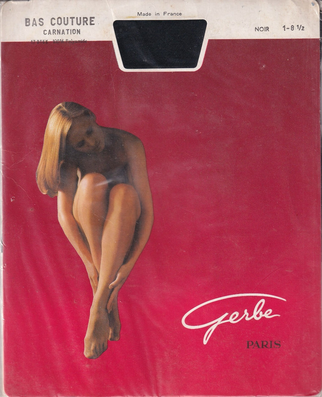 Bas couture GERBE CARNATION 15 D 9 coloris. Fully Fashioned Stockings