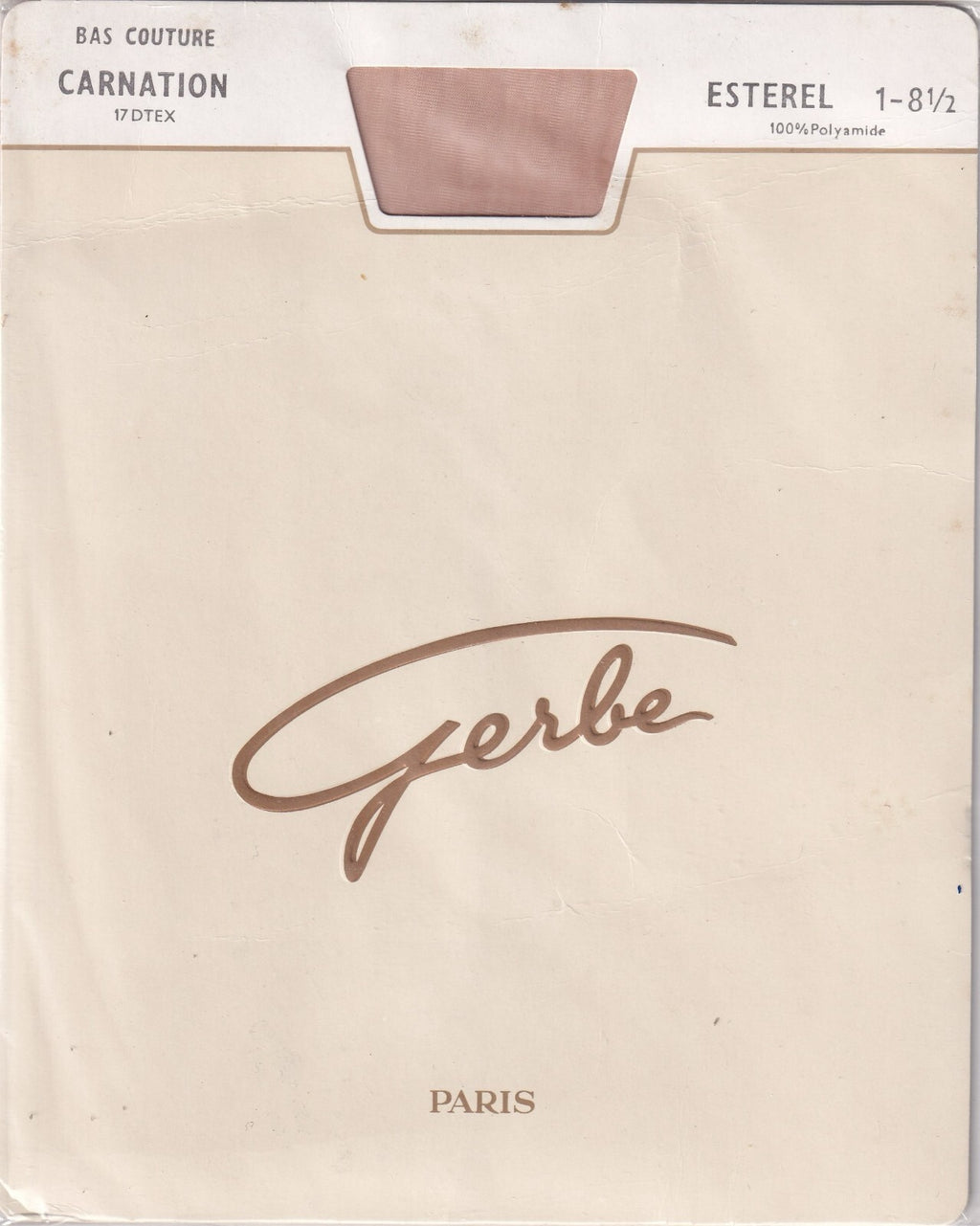 Bas couture GERBE CARNATION 15 D 2 coloris. Fully Fashioned Stockings