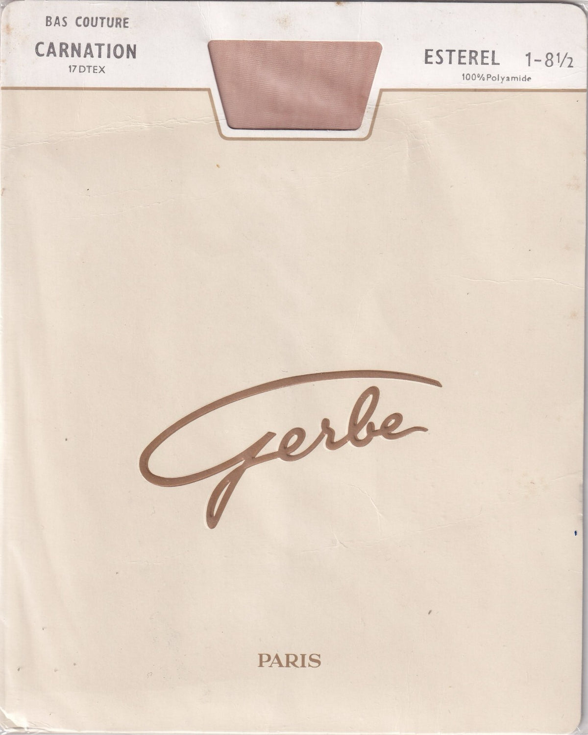Bas couture GERBE CARNATION 15 D 2 coloris. Fully Fashioned Stockings