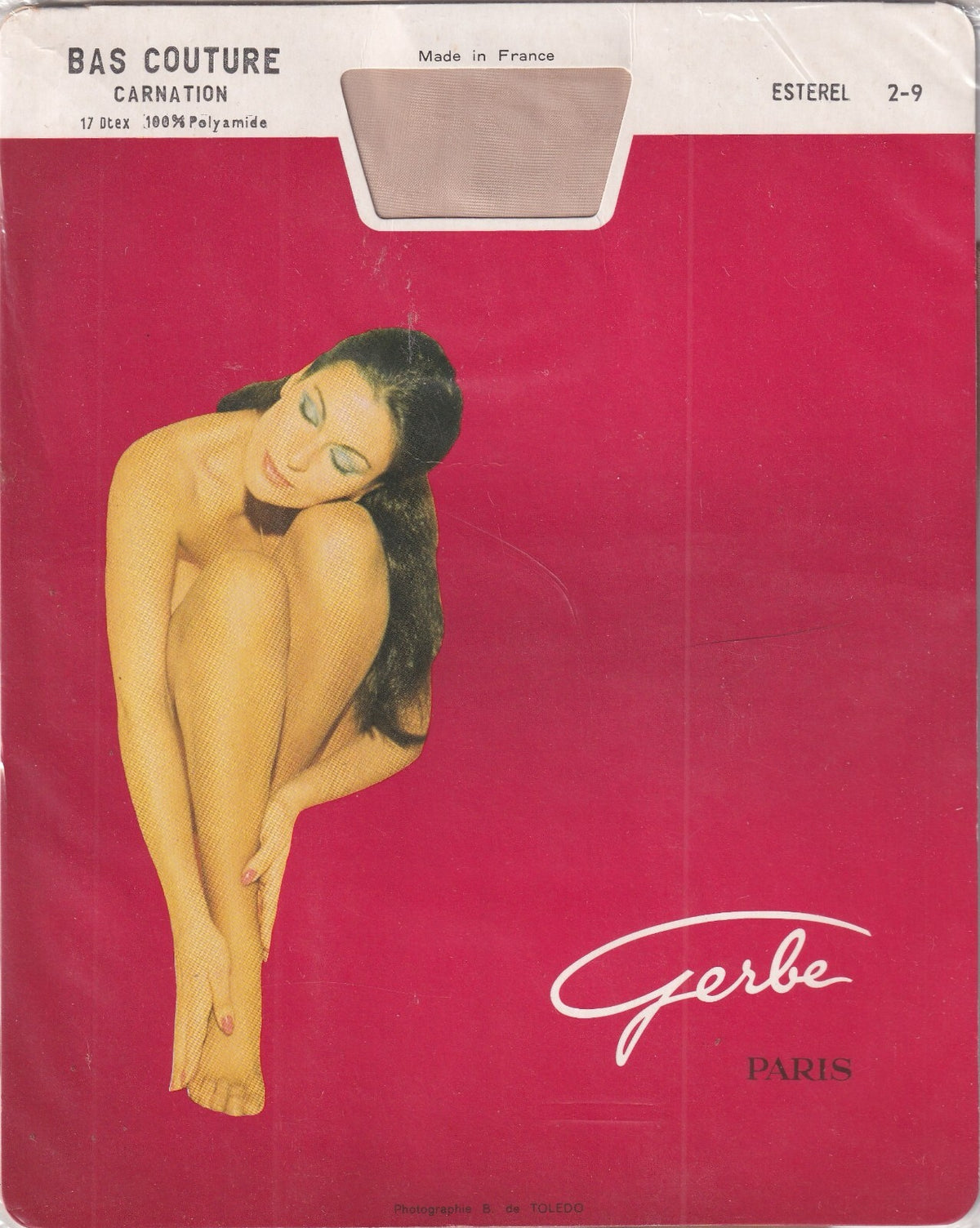 Bas couture GERBE CARNATION 15 D 3 coloris. Fully Fashioned Stockings