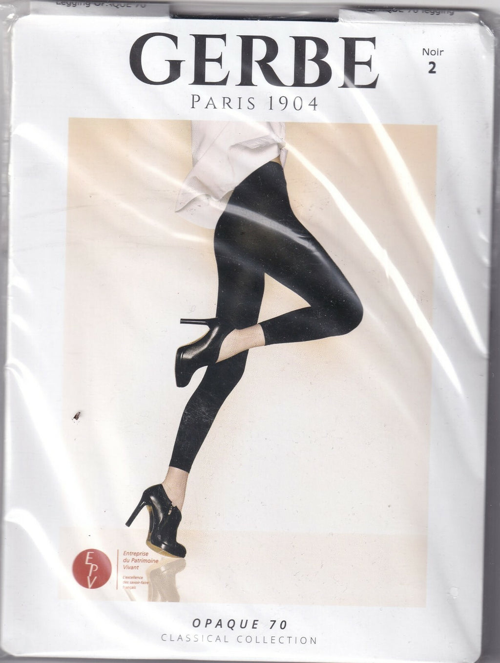 Legging GERBE OPAQUE 70 D Bleu Nuit ou Noir. 5 tailles.