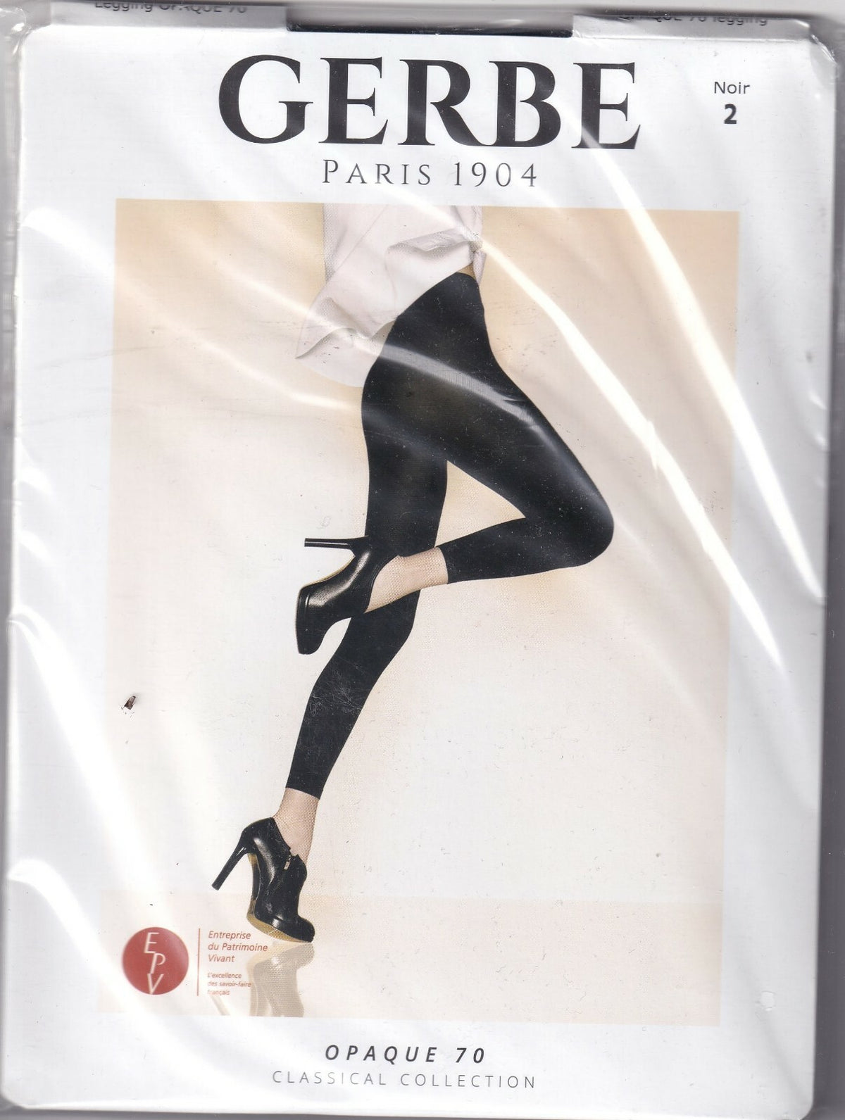 Legging GERBE OPAQUE 70 D Bleu Nuit ou Noir. 5 tailles.