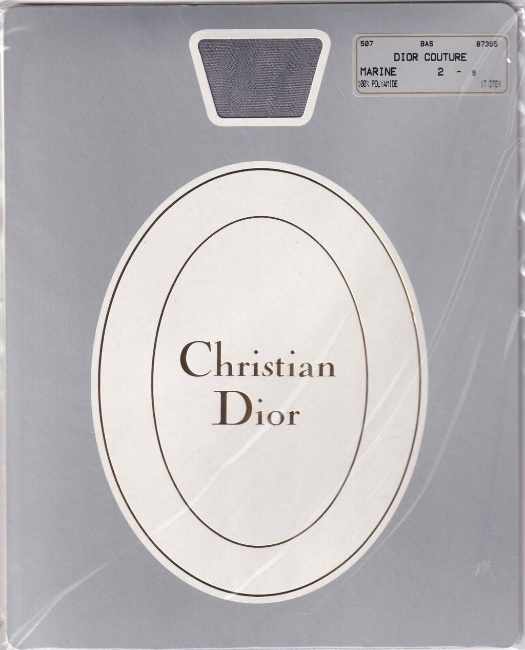 Bas couture DIOR 15 D 2 coloris 3 tailles. Fully Fashioned Stockings