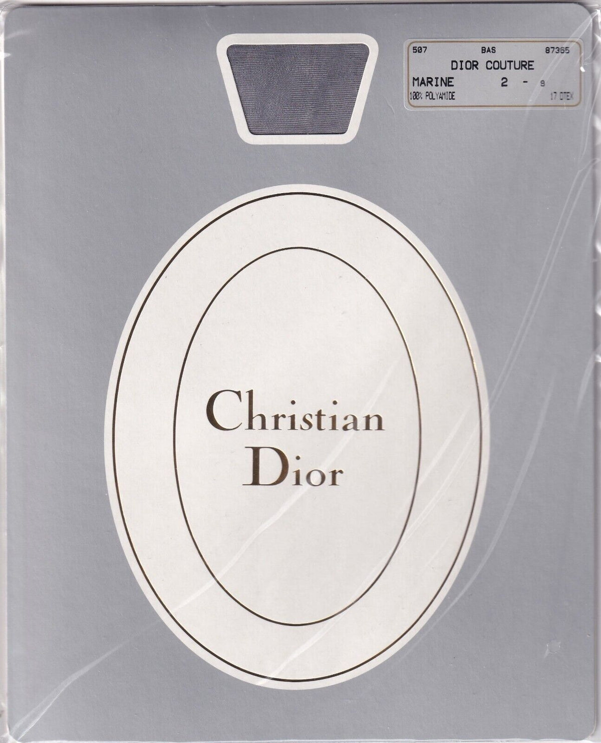 Bas couture DIOR 15 D 2 coloris 3 tailles. Fully Fashioned Stockings