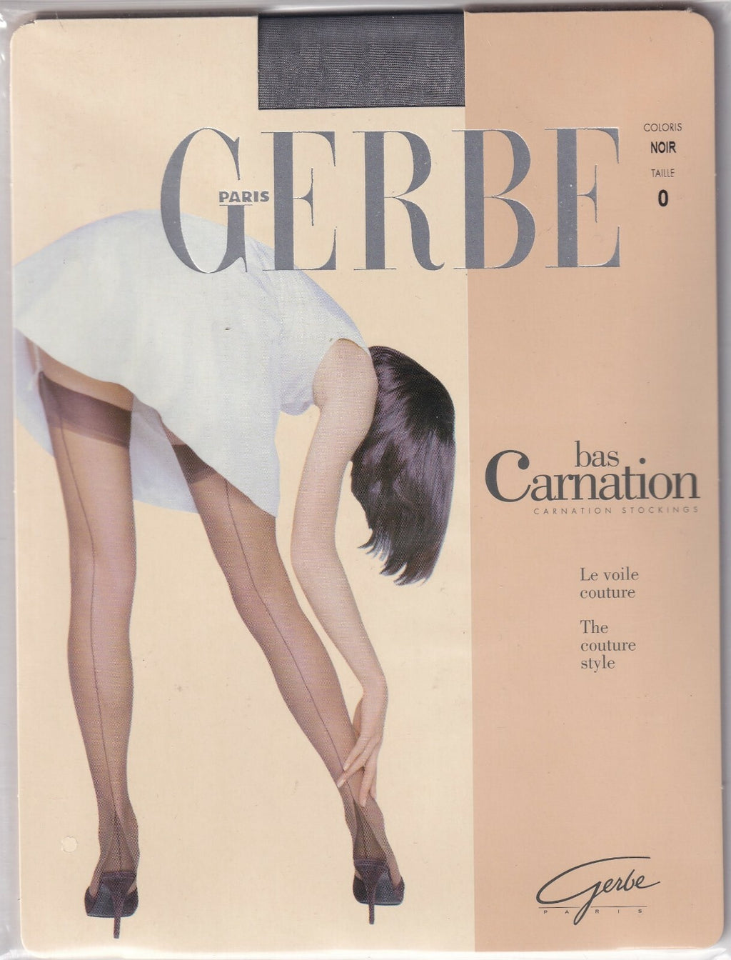 Bas couture GERBE CARNATION 11 D 3 coloris. Fully Fashioned Stockings