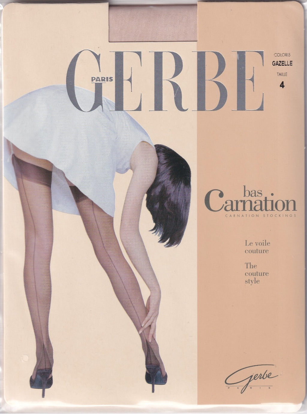 Bas couture GERBE CARNATION 11 D 3 coloris. Fully Fashioned Stockings