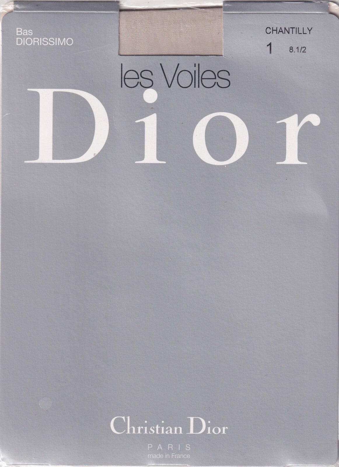 Bas DIOR DIORISSIMO 10 D 6 coloris 2 tailles. Ultra sheer stockings