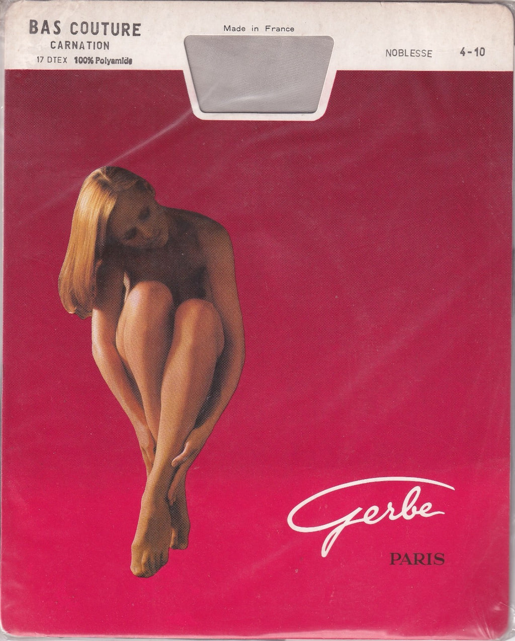 Bas couture GERBE CARNATION 15 D 9 coloris. Fully Fashioned Stockings