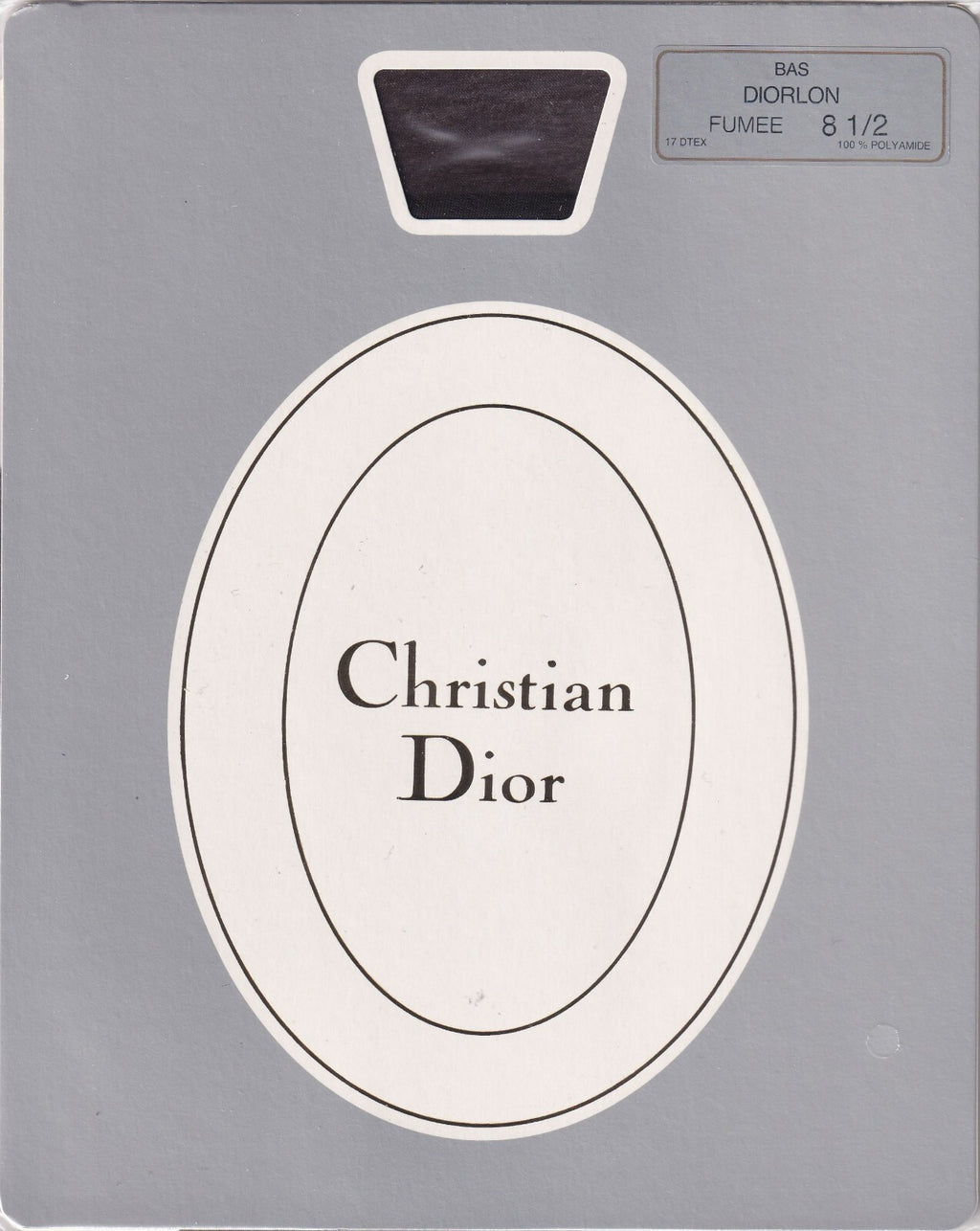 Bas DIOR DIORLON 15 D Ange, Fumée ou Noir. 3 tailles. Sheer stockings