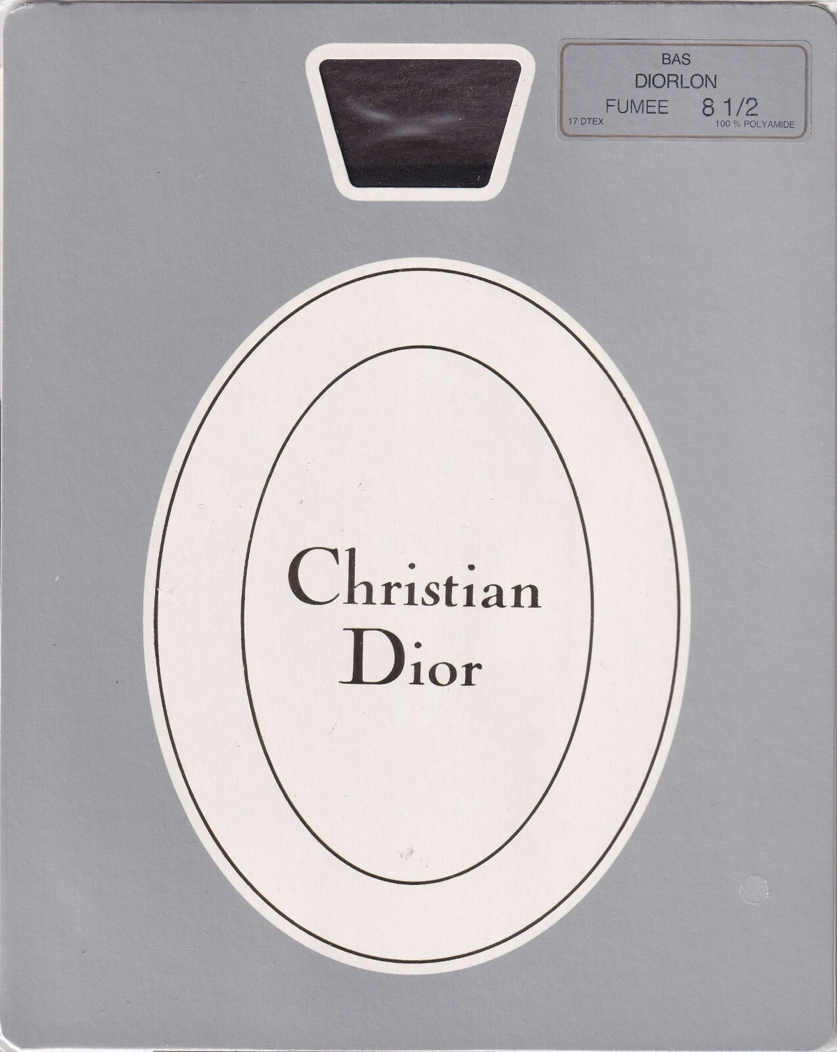 Bas DIOR DIORLON 15 D Ange, Fumée ou Noir. 3 tailles. Sheer stockings