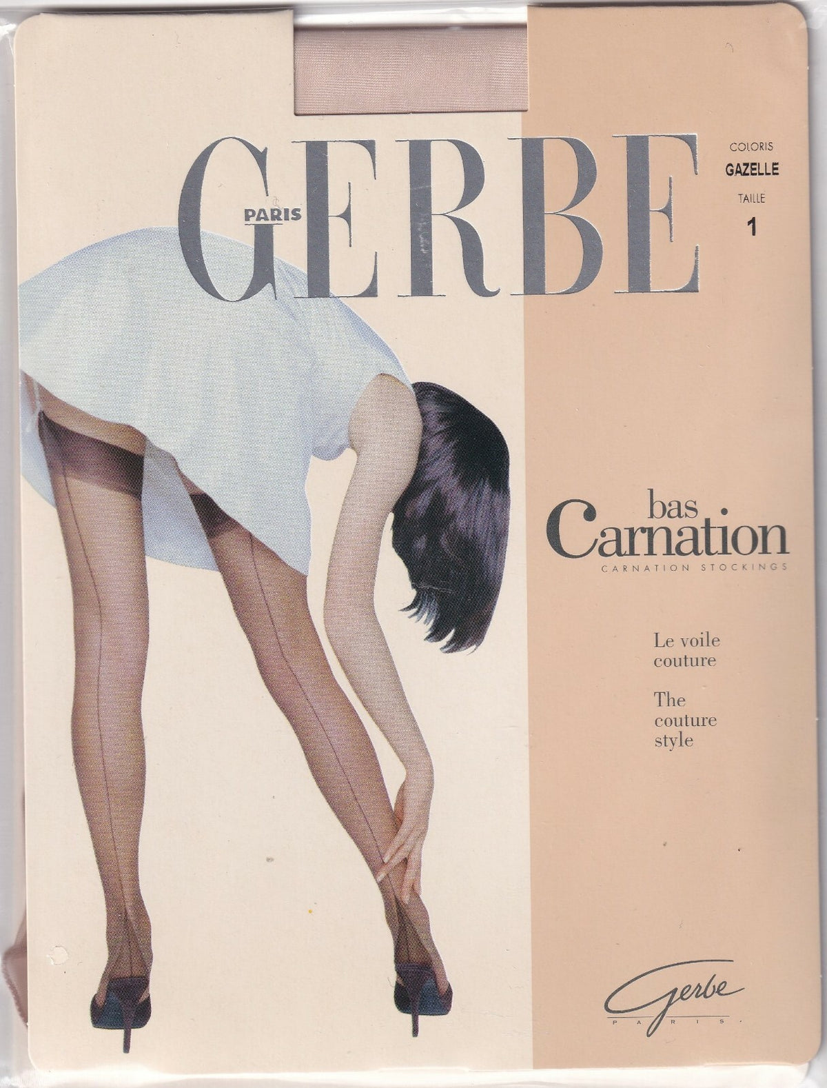 Bas couture GERBE CARNATION 11 D 3 coloris. Fully Fashioned Stockings
